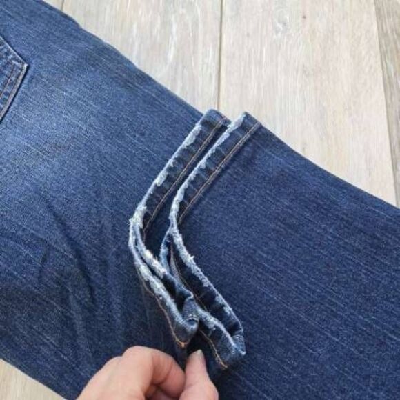 Lucky Brand dark blue Easy Rider dark blue size 0 classic bootcut, mid rise - Picture 12 of 14